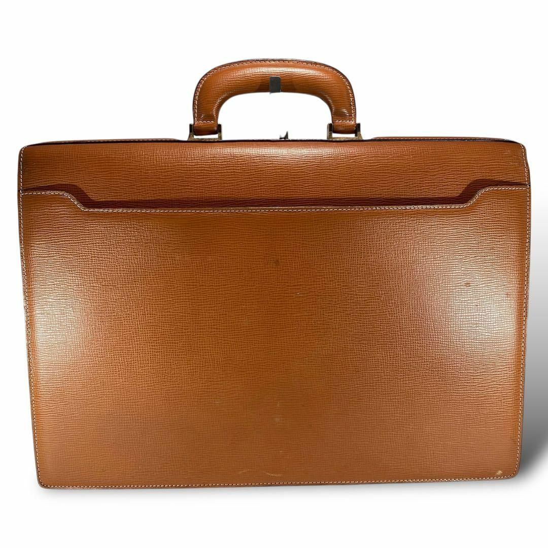 ロエベ レザー アナグラム バウンスバッグ LOEWE ロエベ ビジネスバッグ アナグラム レザー 茶 ブラウン