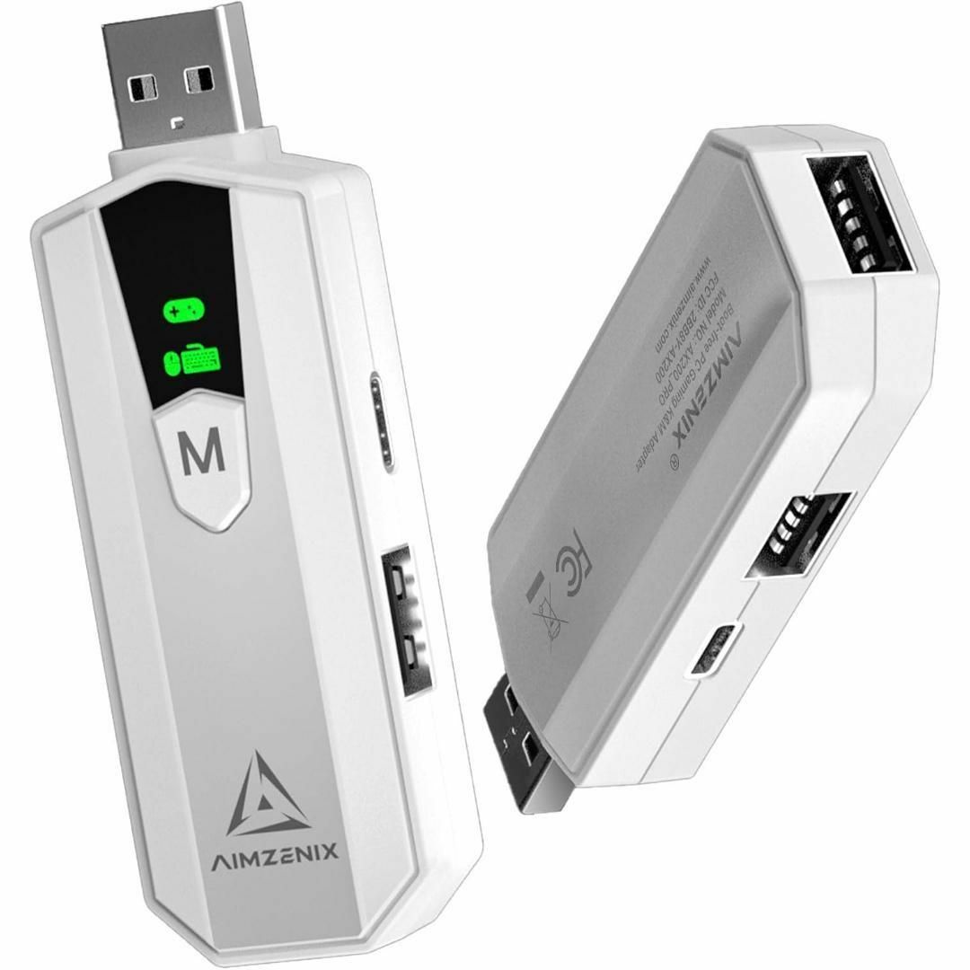 最終価格✨AIMZENIX AX200 PRO PC用キーボードとマウスアダプ
