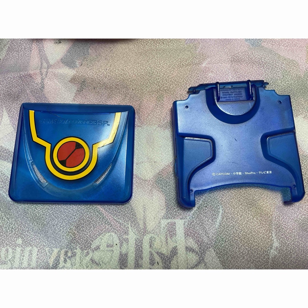 任天堂 ゲームボーイアドバンスSP 用　カバー　ロックマンエグゼ