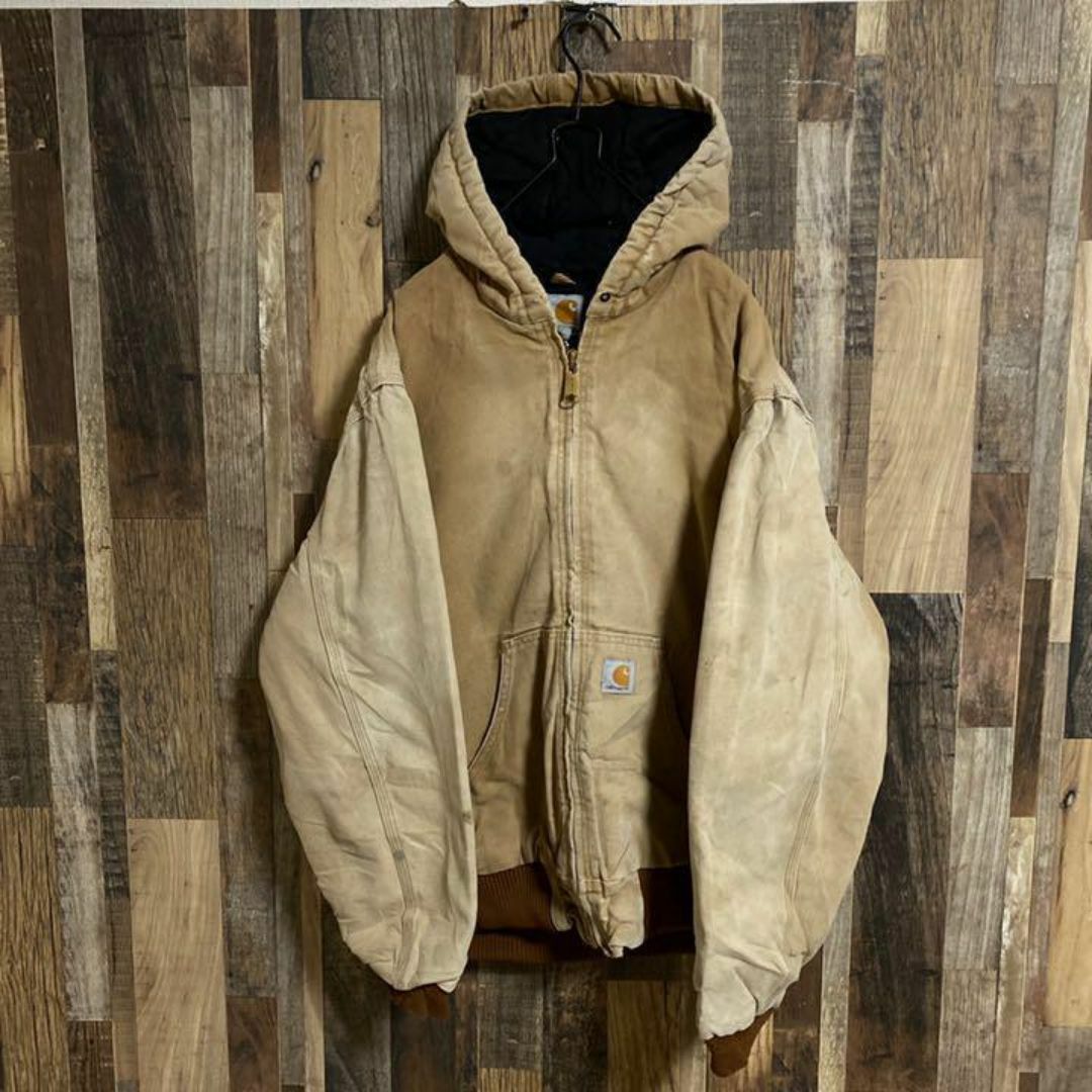 carhartt - カーハート ダック パーカー ベージュ アウター carhartt - カーハート ダック パーカー ベージュ アウター