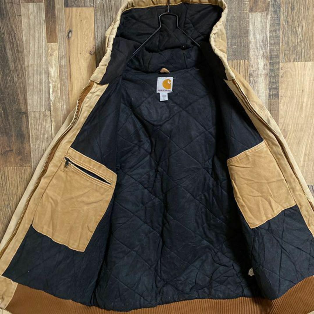 carhartt - カーハート ダック パーカー ベージュ アウター carhartt - カーハート ダック パーカー ベージュ アウター