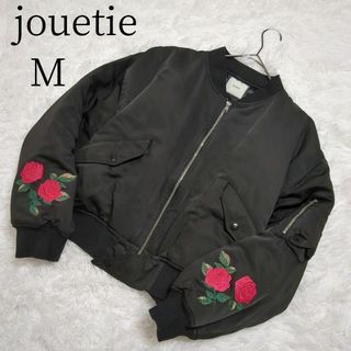 jouetie 】ジュエティ MA-1 ブルゾン 花柄 キルティング jouetie 】ジュエティ MA-1 ブルゾン 花柄 キルティング