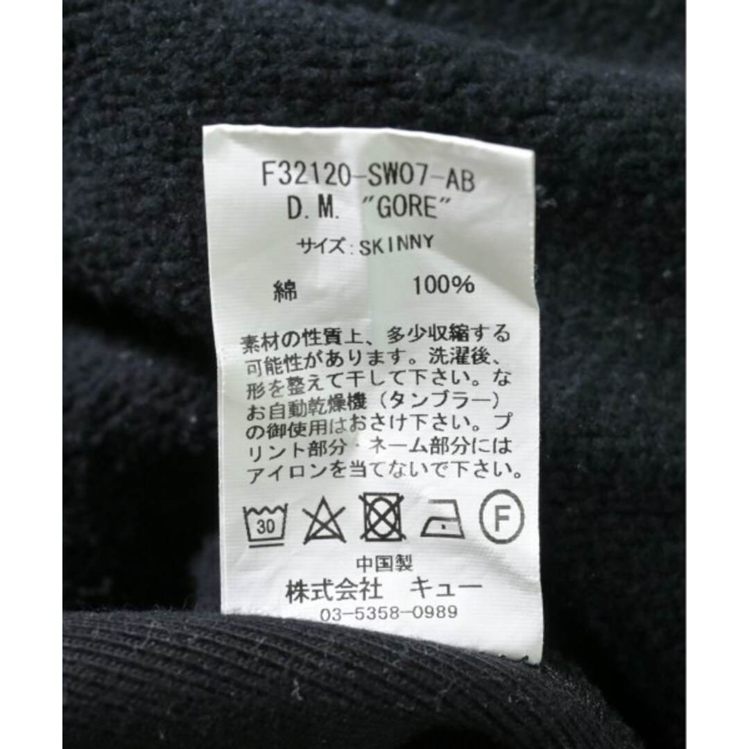 FAT - FAT エフエーティー スウェット SKINNY(L位) 黒 【古着 FAT - FAT エフエーティー スウェット SKINNY(L位) 黒 【古着