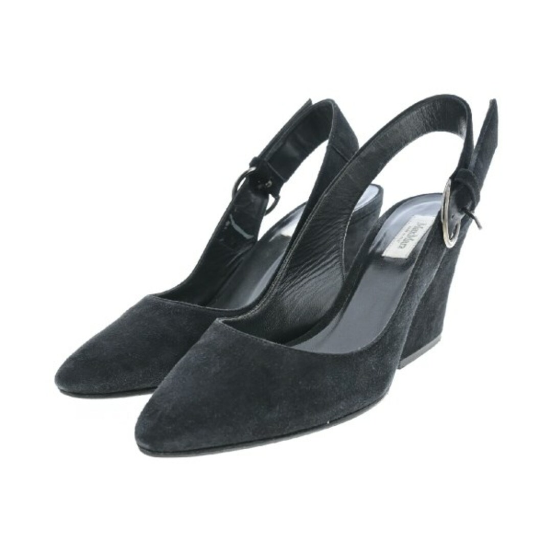Max Mara マックスマーラ パンプス EU35(21.5cm位) 黒 【古着 Max Mara マックスマーラ パンプス EU35(21.5cm位) 黒 【古着
