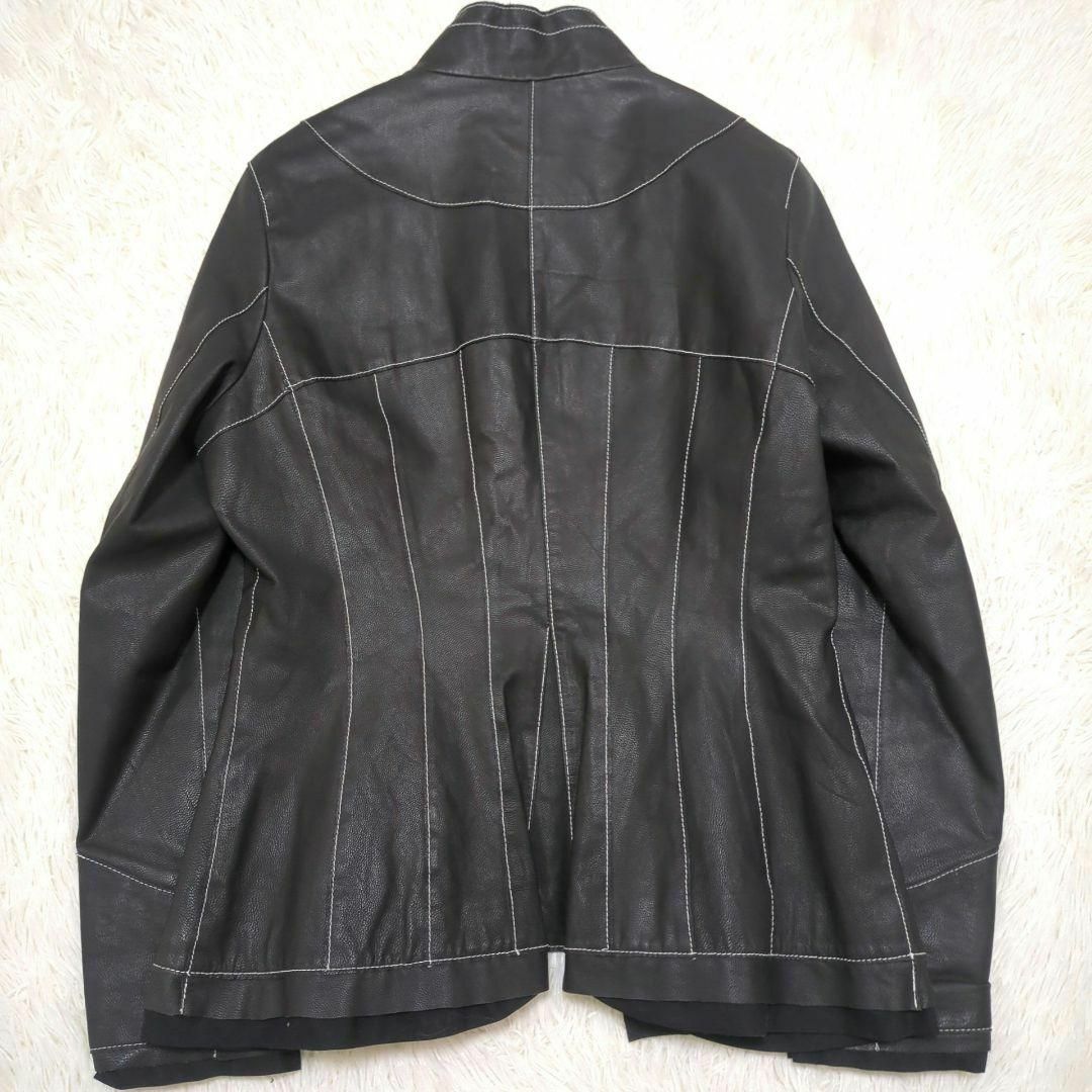 保管品/ヒロココシノHIROKOKOSHIMO 羊革レザーテーラード 保管品/ヒロココシノHIROKOKOSHIMO 羊革レザーテーラード