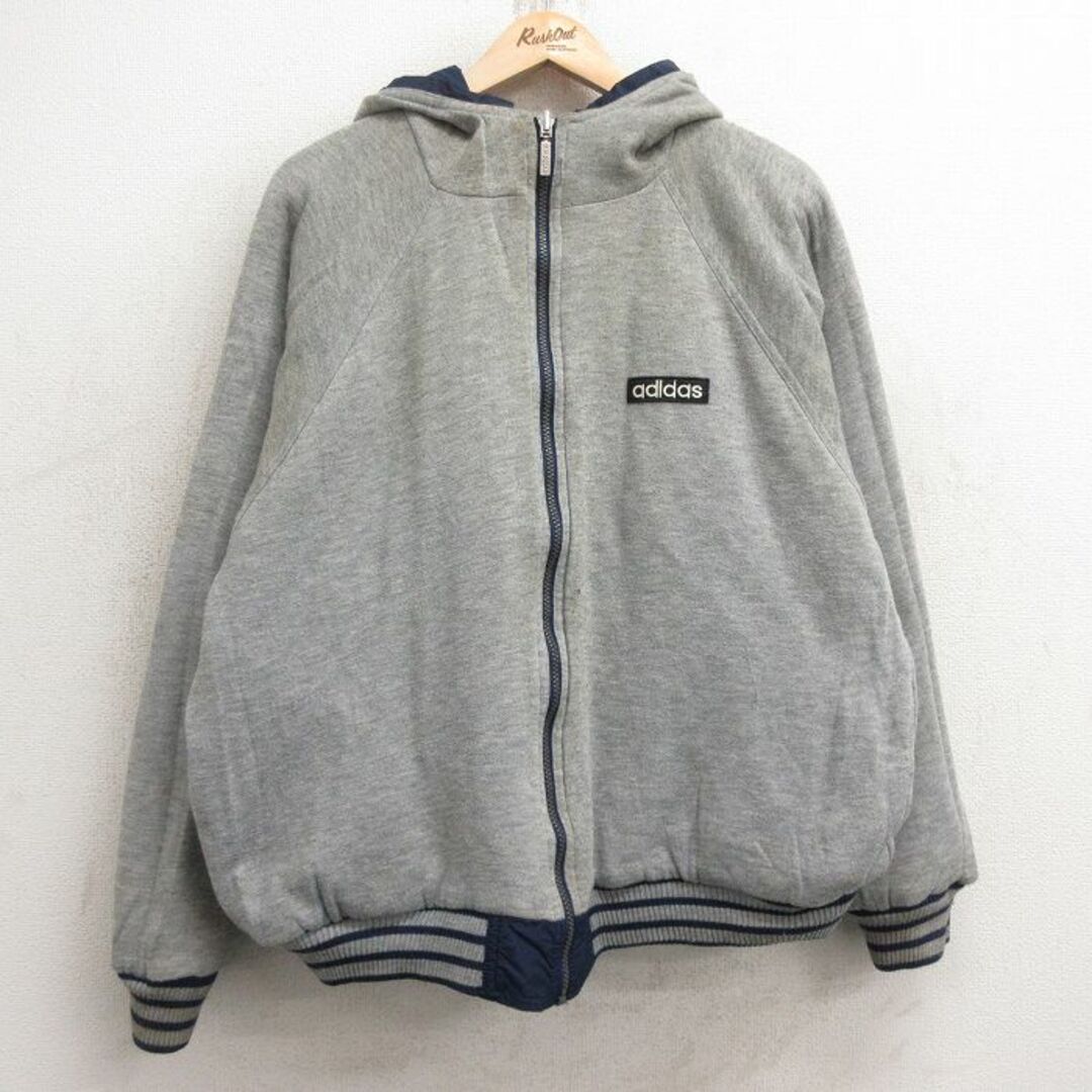 adidas - XL☆古着 アディダス adidas 長袖 ナイロン ジャケット adidas - XL☆古着 アディダス adidas 長袖 ナイロン ジャケット