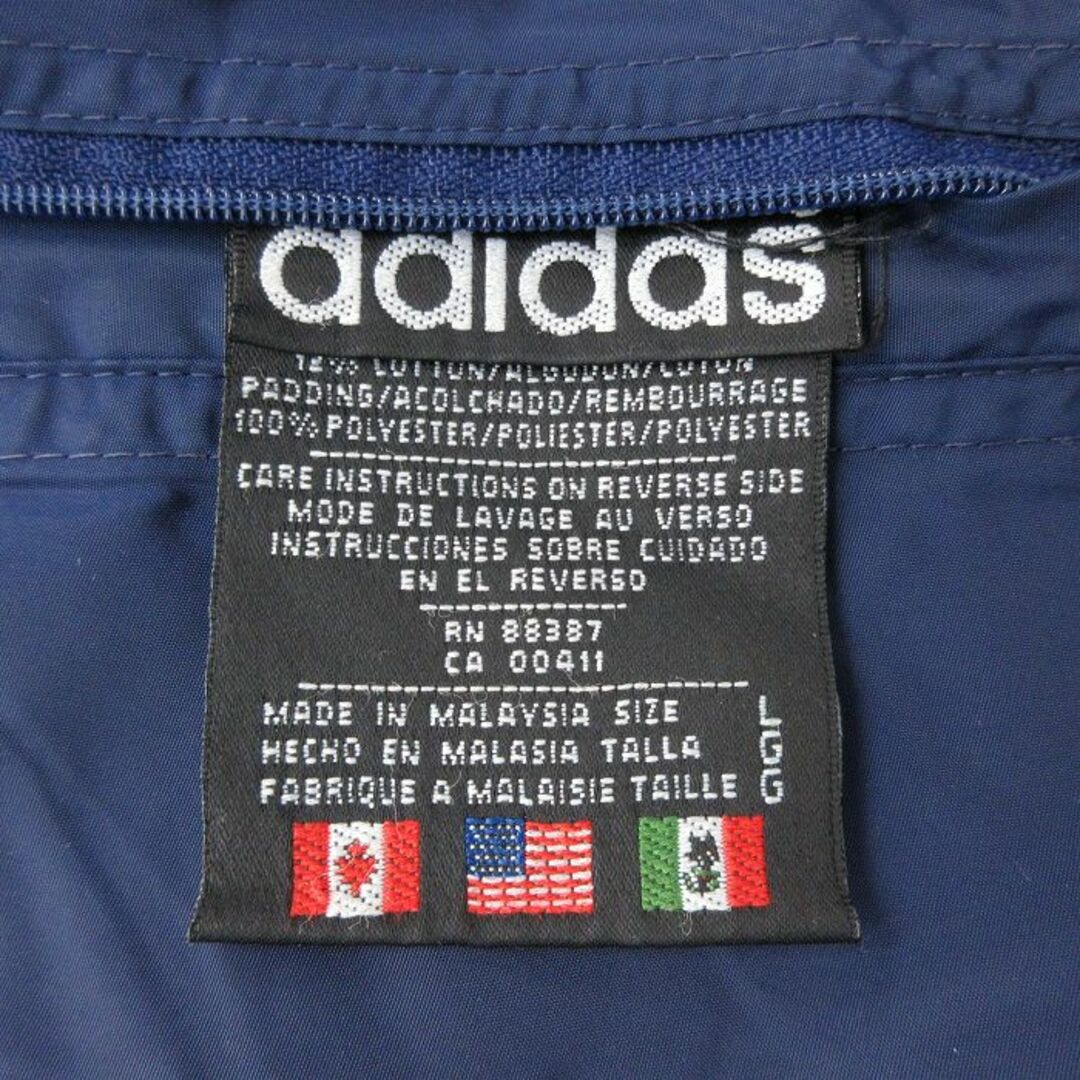 adidas - XL☆古着 アディダス adidas 長袖 ナイロン ジャケット adidas - XL☆古着 アディダス adidas 長袖 ナイロン ジャケット