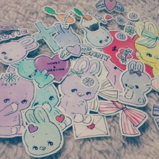 めるへん♡うささんシールセット(その他)