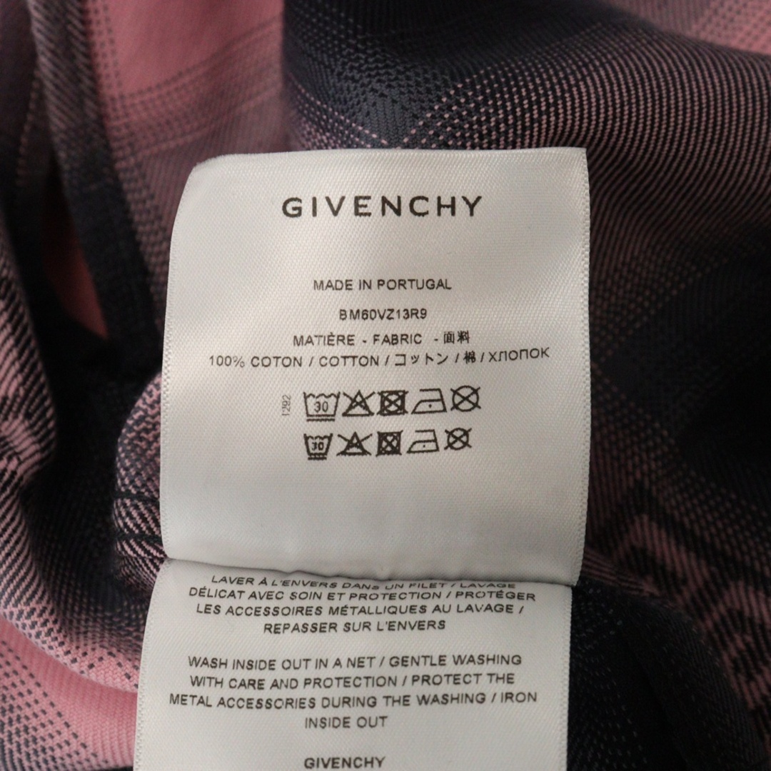 GIVENCHY - GIVENCHY ジバンシィ 4G オンブレチェック 長袖シャツ ピンク/ブラック BM60VZ13R9の通販 by BRINGラクマ店|ジバンシィならラクマ GIVENCHY - GIVENCHY ジバンシィ 4G オンブレチェック 長袖シャツ ピンク/ブラック BM60VZ13R9の通販 by BRINGラクマ店|ジバンシィならラクマ