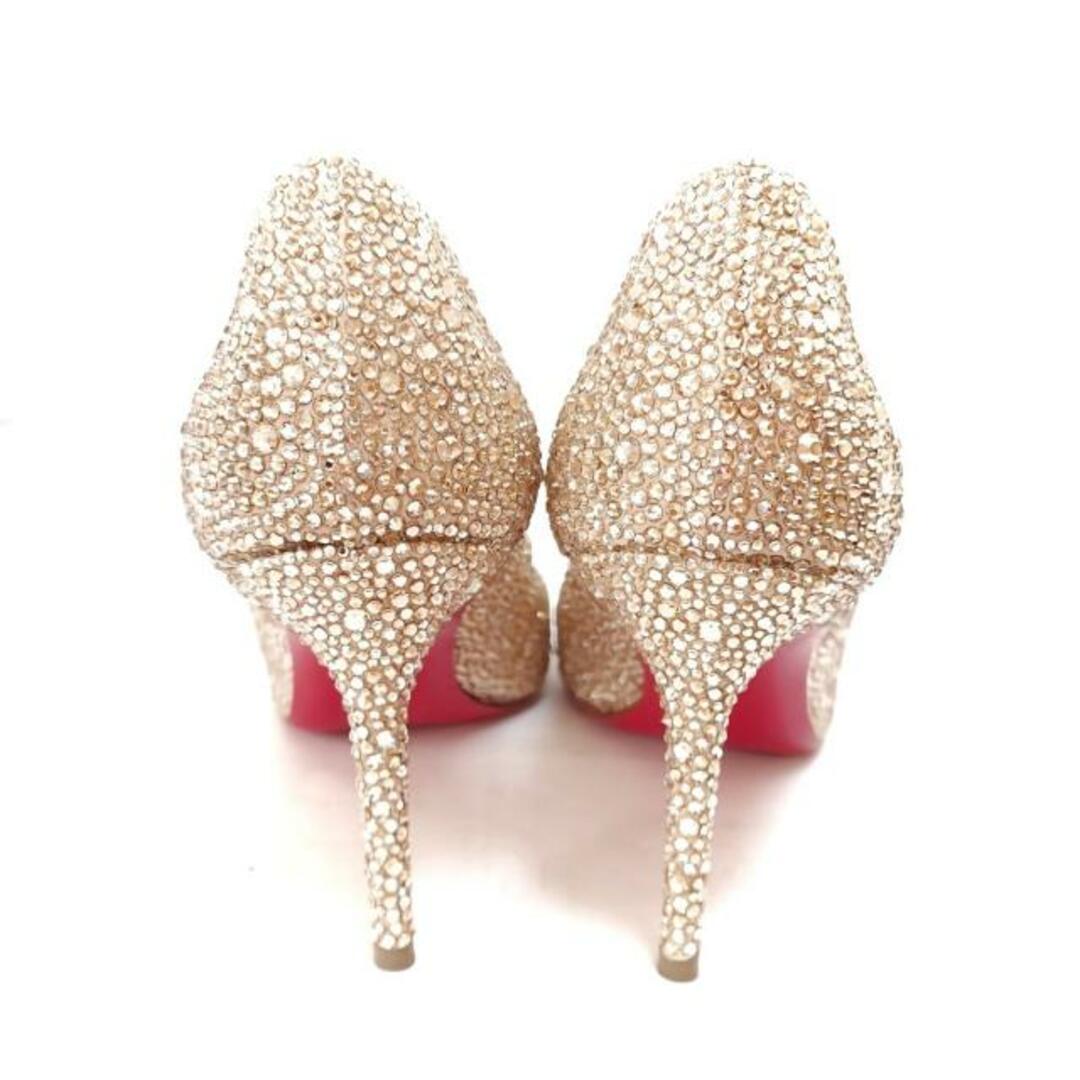 Christian Louboutin - CHRISTIAN LOUBOUTIN(クリスチャンルブタン) パンプス 35 レディース - ベージュ×クリア ラインストーンの通販 by ブランディア|クリスチャンルブタンならラクマ Christian Louboutin - CHRISTIAN LOUBOUTIN(クリスチャンルブタン) パンプス 35 レディース - ベージュ×クリア ラインストーンの通販 by ブランディア|クリスチャンルブタンならラクマ
