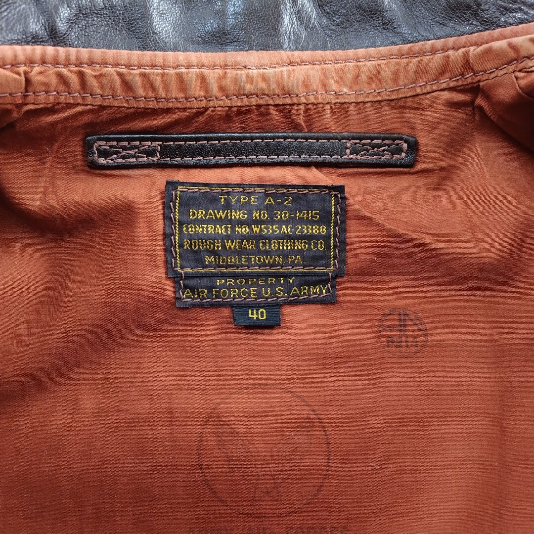 few. - 最終価格【中古美品】THE FEW A-2 a2 馬革 ジャケット 40 few. - 最終価格【中古美品】THE FEW A-2 a2 馬革 ジャケット 40