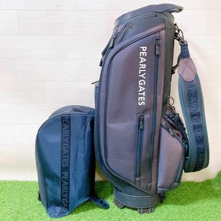 限定パーリーゲイツ エッセンシャル キャディバッグ　3点式　ゴルフクラブケース(バッグ)