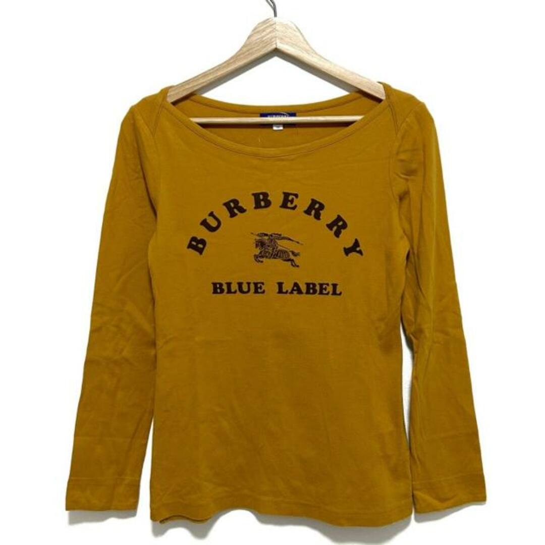 BURBERRY ブルーレーベル 長袖カットソー 眩しい Mサイズ BURBERRY ブルーレーベル 長袖カットソー 眩しい Mサイズ