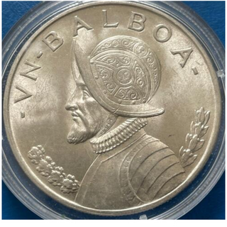 1947年 パナマ　バルボア銀貨　900silverであることを保証(その他)