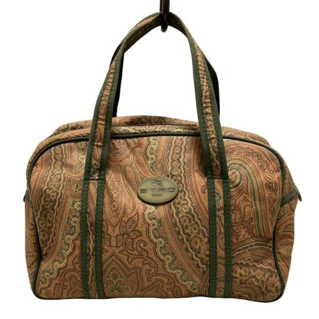 ETRO - ETRO(エトロ) ハンドバッグ ブラウン×グリーン×マルチ ETRO - ETRO(エトロ) ハンドバッグ ブラウン×グリーン×マルチ
