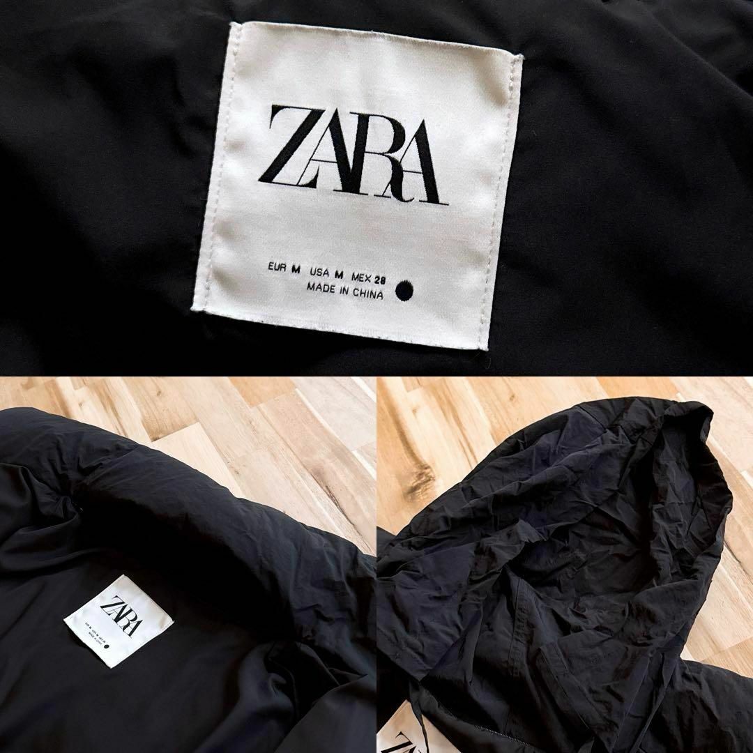 ZARA - 【ザラ】オーバーサイズ フード付き 中綿 ジャケット ZARA - 【ザラ】オーバーサイズ フード付き 中綿 ジャケット