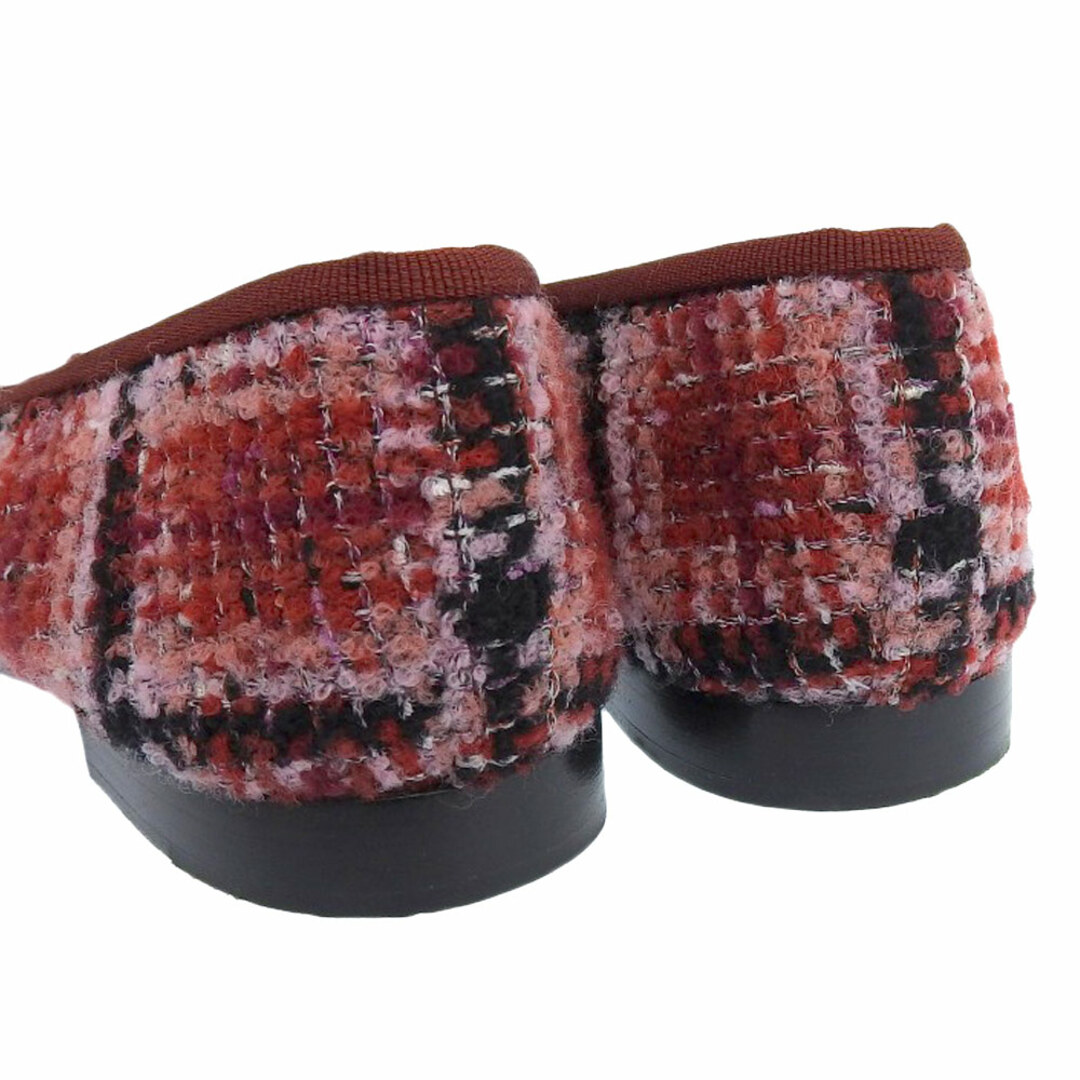 シャネル 美品 CHANEL シャネル ツイード&ラムスキン バレリーナ シャネル 美品 CHANEL シャネル ツイード&ラムスキン バレリーナ