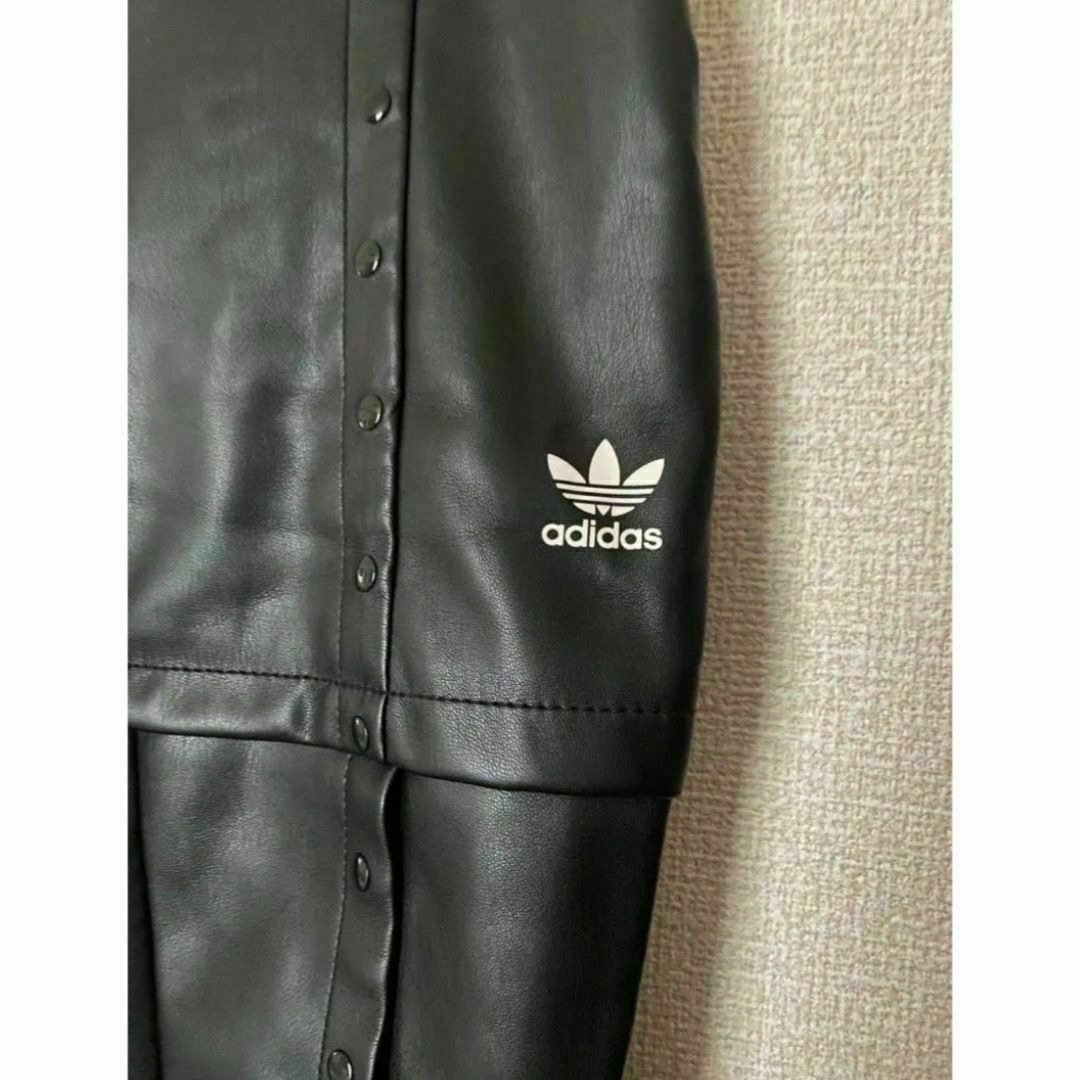 adidas - adidas アディダス レザー ジャージ ドッキング パンツ adidas - adidas アディダス レザー ジャージ ドッキング パンツ