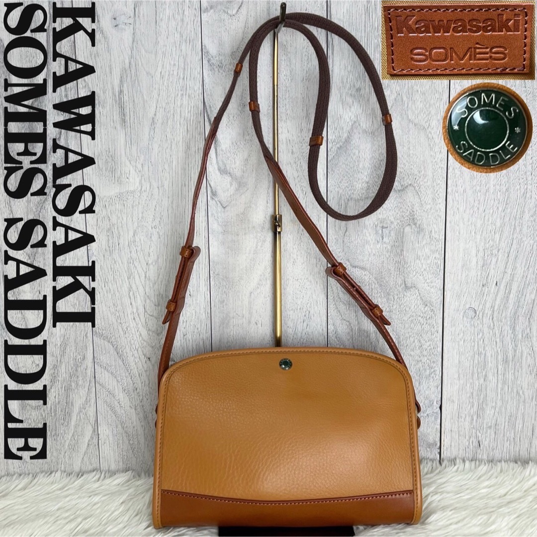 希少♡限定品♡美品♡SOMES SADDLE Kawasaki ショルダーバッグの 希少♡限定品♡美品♡SOMES SADDLE Kawasaki ショルダーバッグの