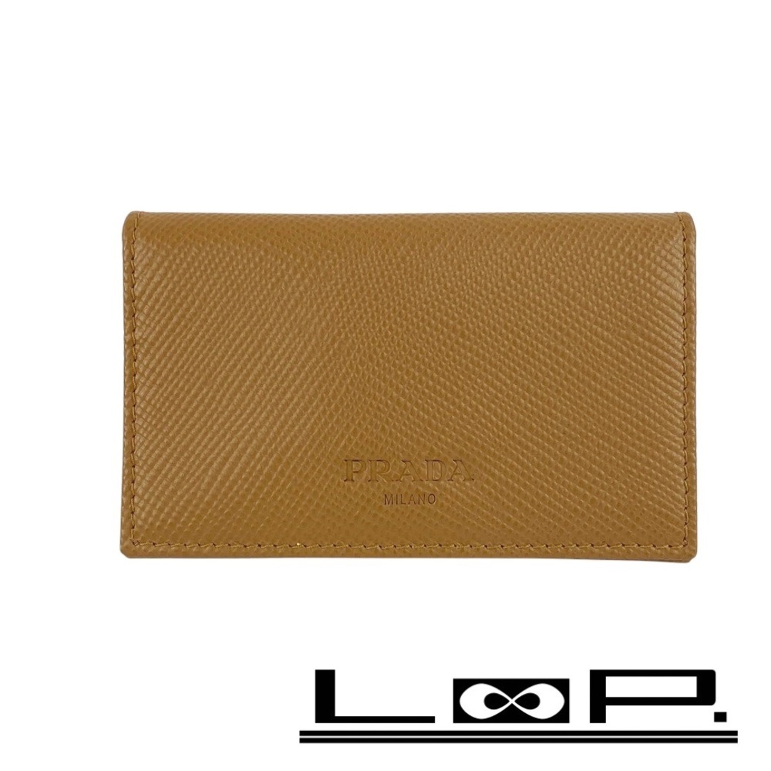 PRADA - ■未使用■　プラダ カードケース サフィアーノキュイール レザー キャラメル 2M1122 箱 【258282】◇