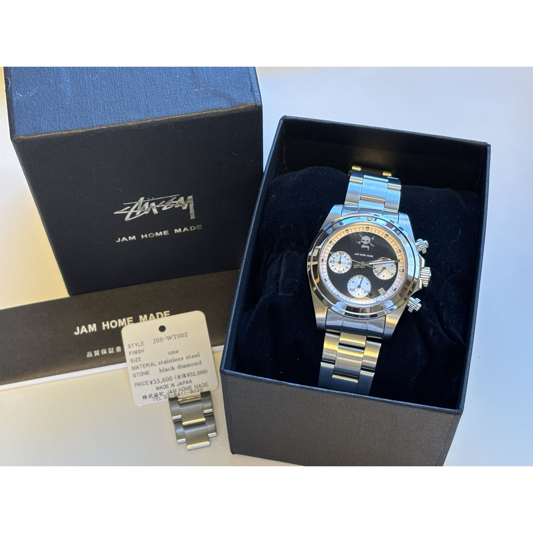 STUSSY - 別注/JAM HOME MADE/コラボ/限定/Stussy/時計/クロノ STUSSY - 別注/JAM HOME MADE/コラボ/限定/Stussy/時計/クロノ