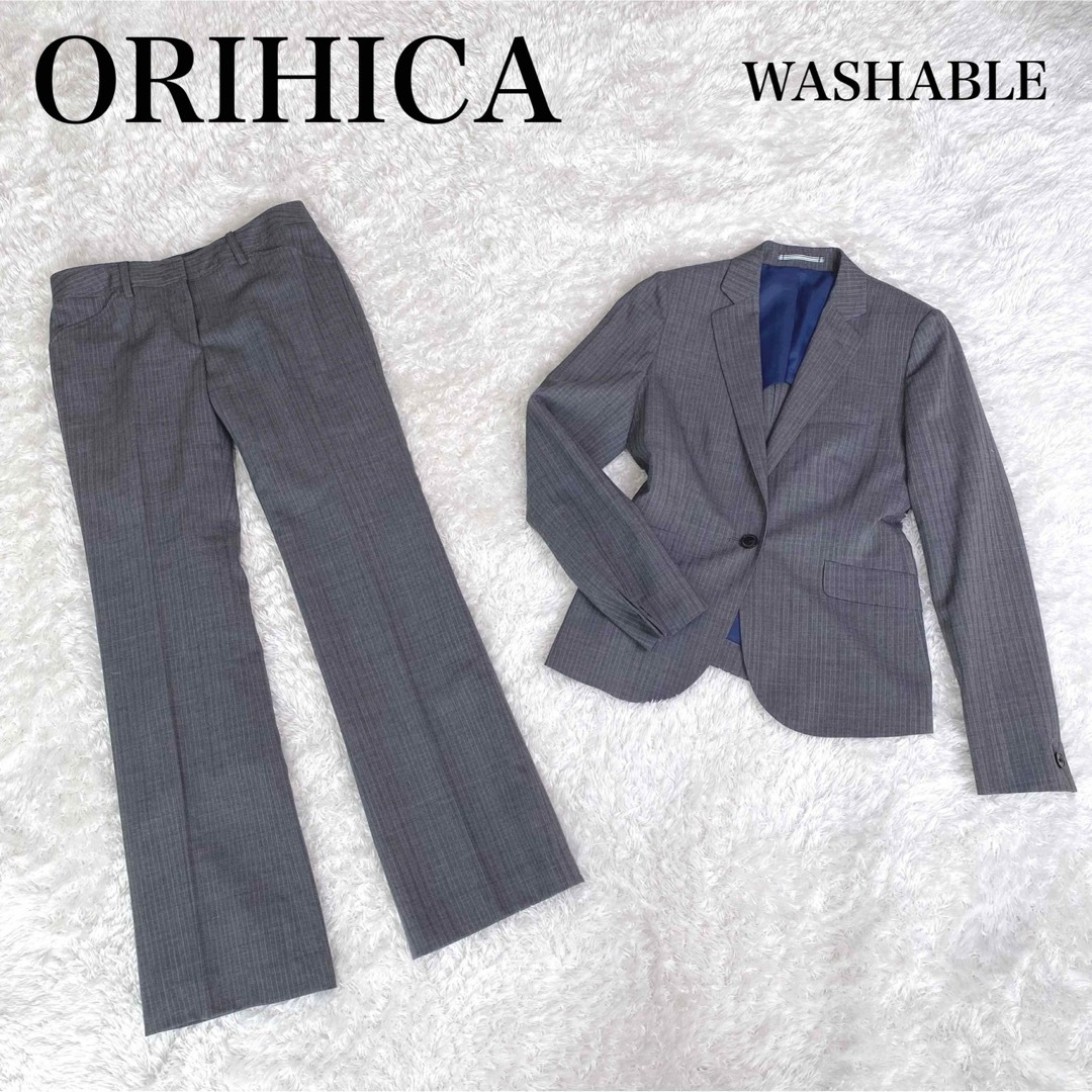 ORIHICA - 美品✨ オリヒカ ライム パンツ スーツ セットアップ ORIHICA - 美品✨ オリヒカ ライム パンツ スーツ セットアップ