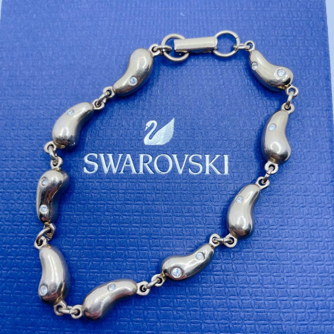 SWAROVSKI ブレスレット ゴールド クリスタル ラインストーン スワン SWAROVSKI ブレスレット ゴールド クリスタル ラインストーン スワン