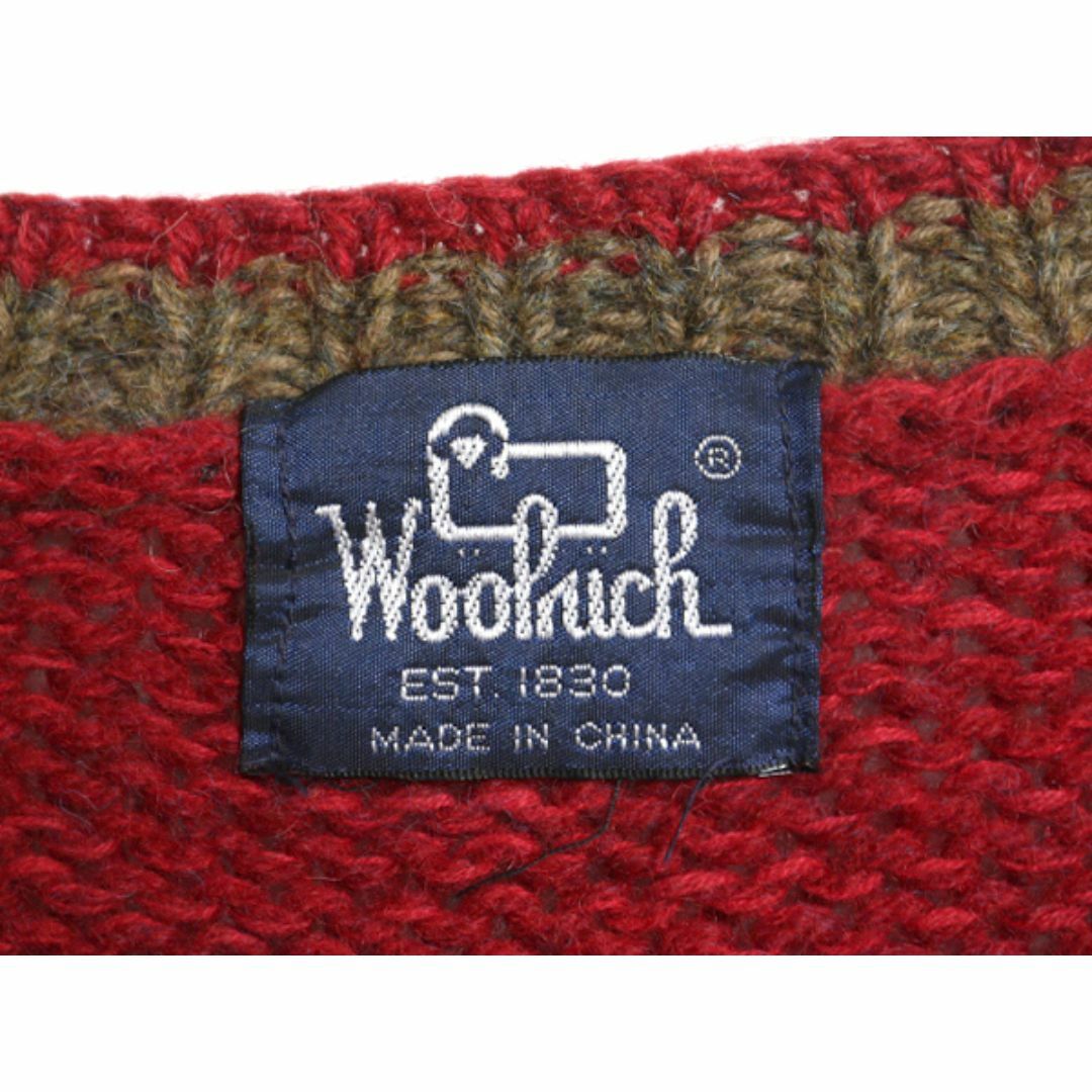 WOOLRICH - 80s ウールリッチ 総柄 ウール ニット セーター WOOLRICH - 80s ウールリッチ 総柄 ウール ニット セーター