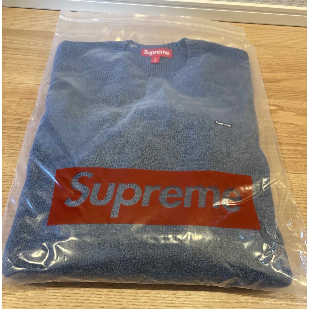 Supreme - MサイズSupreme Terry Small Box Sweater Blueの通販 Supreme - MサイズSupreme Terry Small Box Sweater Blueの通販