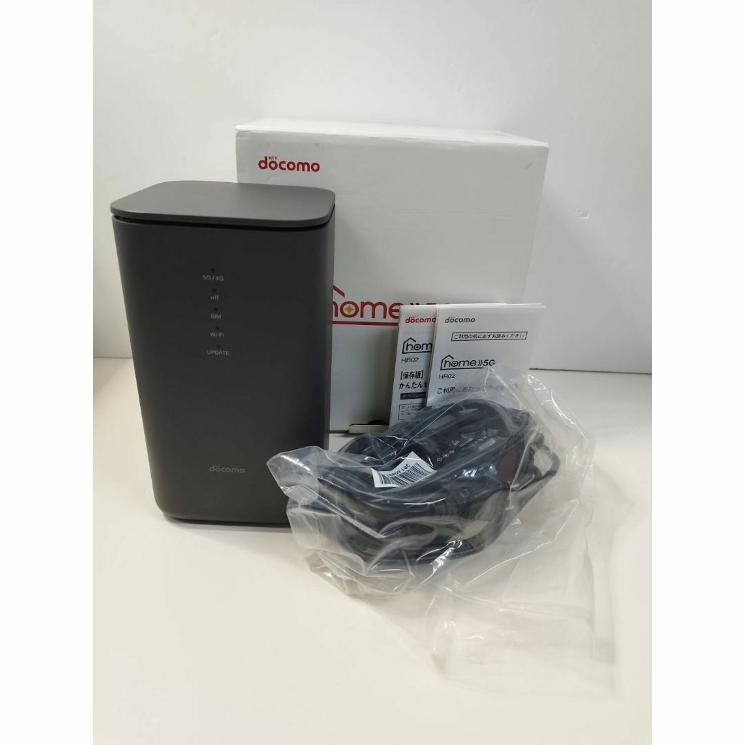 docomo 留まっ home 5G HR02ルーター 本体 ACアダプター他 docomo 留まっ home 5G HR02ルーター 本体 ACアダプター他