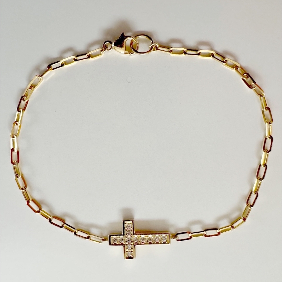 SJX DIAMOND CROSS BRACELET ブレスレット 18K ブレスレット SJX DIAMOND CROSS BRACELET ブレスレット 18K ブレスレット
