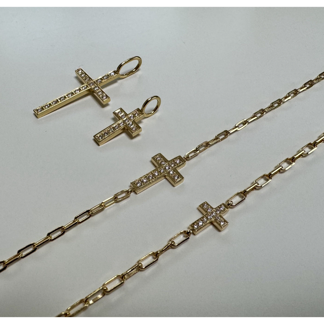 SJX DIAMOND CROSS BRACELET ブレスレット 18K ブレスレット SJX DIAMOND CROSS BRACELET ブレスレット 18K ブレスレット