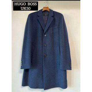 HUGO BOSS - HUGO BOSS ヒューゴボス チェスターコート 50(XL位 HUGO BOSS - HUGO BOSS ヒューゴボス チェスターコート 50(XL位