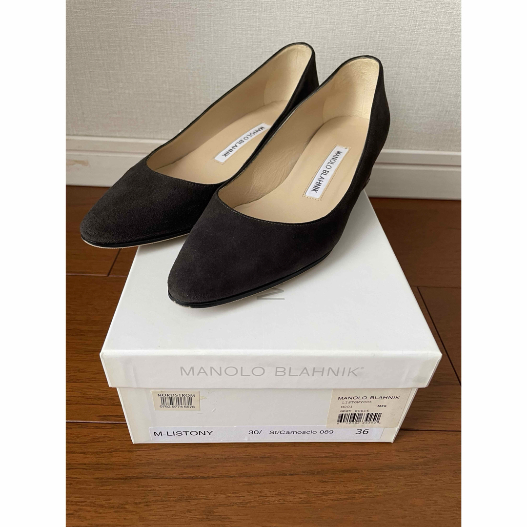 マノロブラニク MANOLO BLAHNIK リストニー スエード 36 マノロブラニク MANOLO BLAHNIK リストニー スエード 36