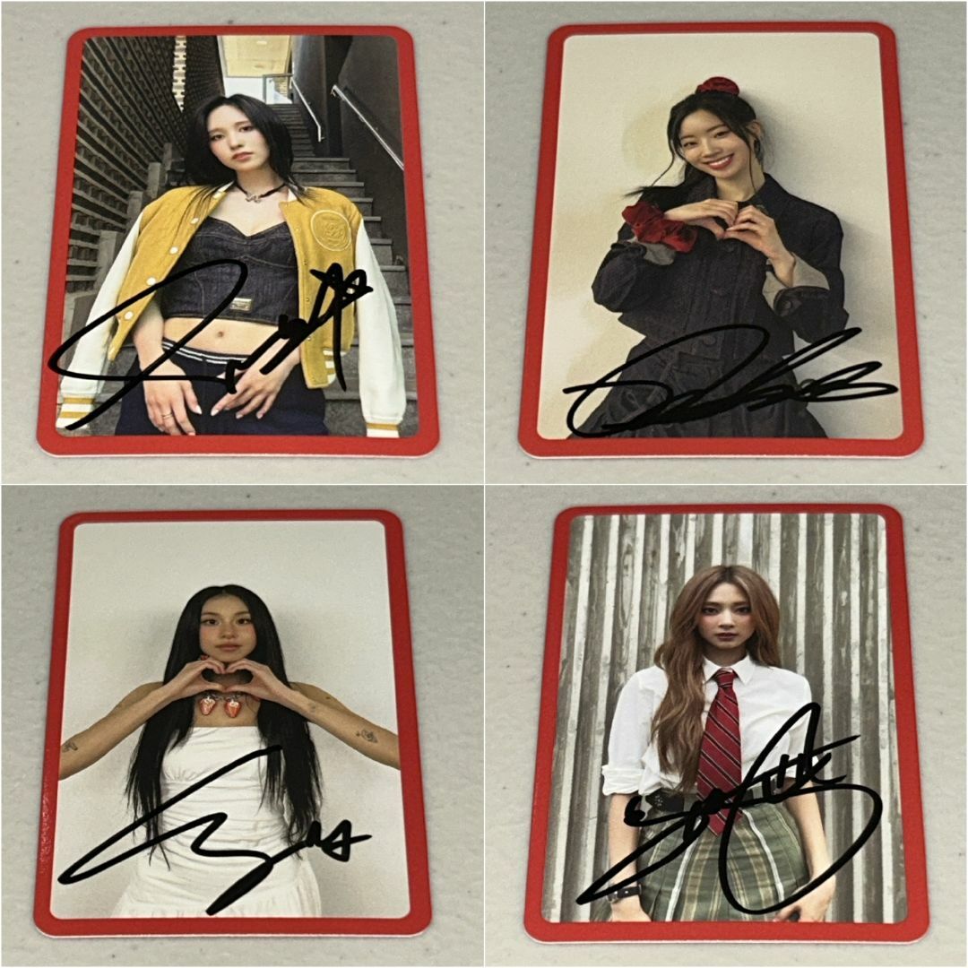 TWICE 直筆サイン「STRATEGY」トレカセットの通販 by てでぃ TWICE 直筆サイン「STRATEGY」トレカセットの通販 by てでぃ