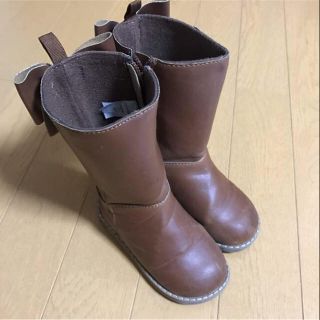 ベビーギャップ(babyGAP)の♡♡13.5cm babyGAP  リボン付きロングブーツ♡♡(ブーツ)