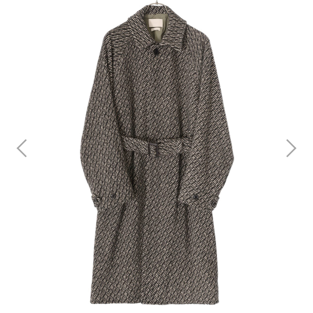 YOKE WOOL NEP TWEED BALMACAAN COAT 3 ステンカラーコート YOKE WOOL NEP TWEED BALMACAAN COAT 3 ステンカラーコート