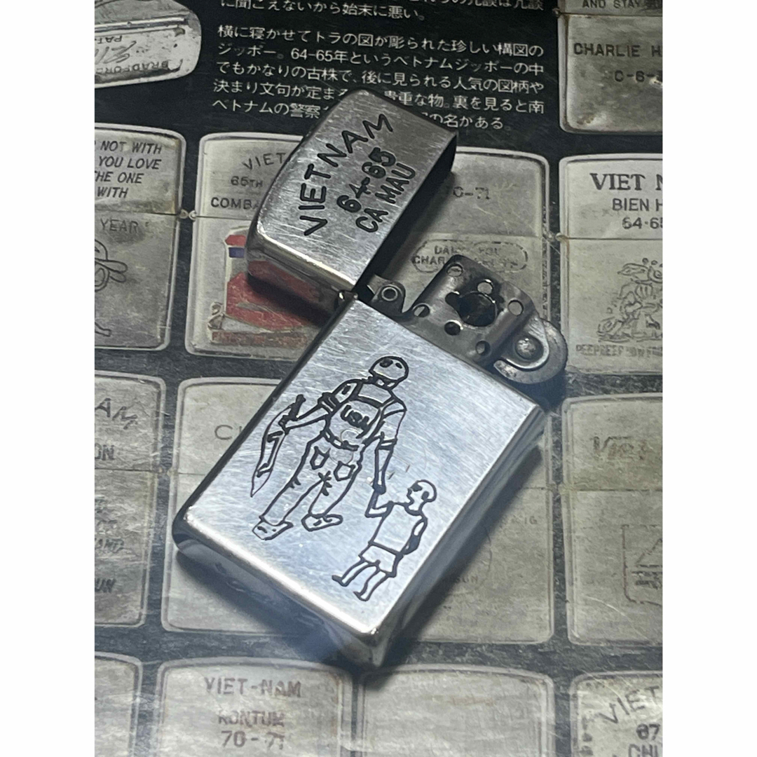 ZIPPO - 【ベトナムZIPPO】本物 1964年製ベトナムジッポー「兵士 ZIPPO - 【ベトナムZIPPO】本物 1964年製ベトナムジッポー「兵士