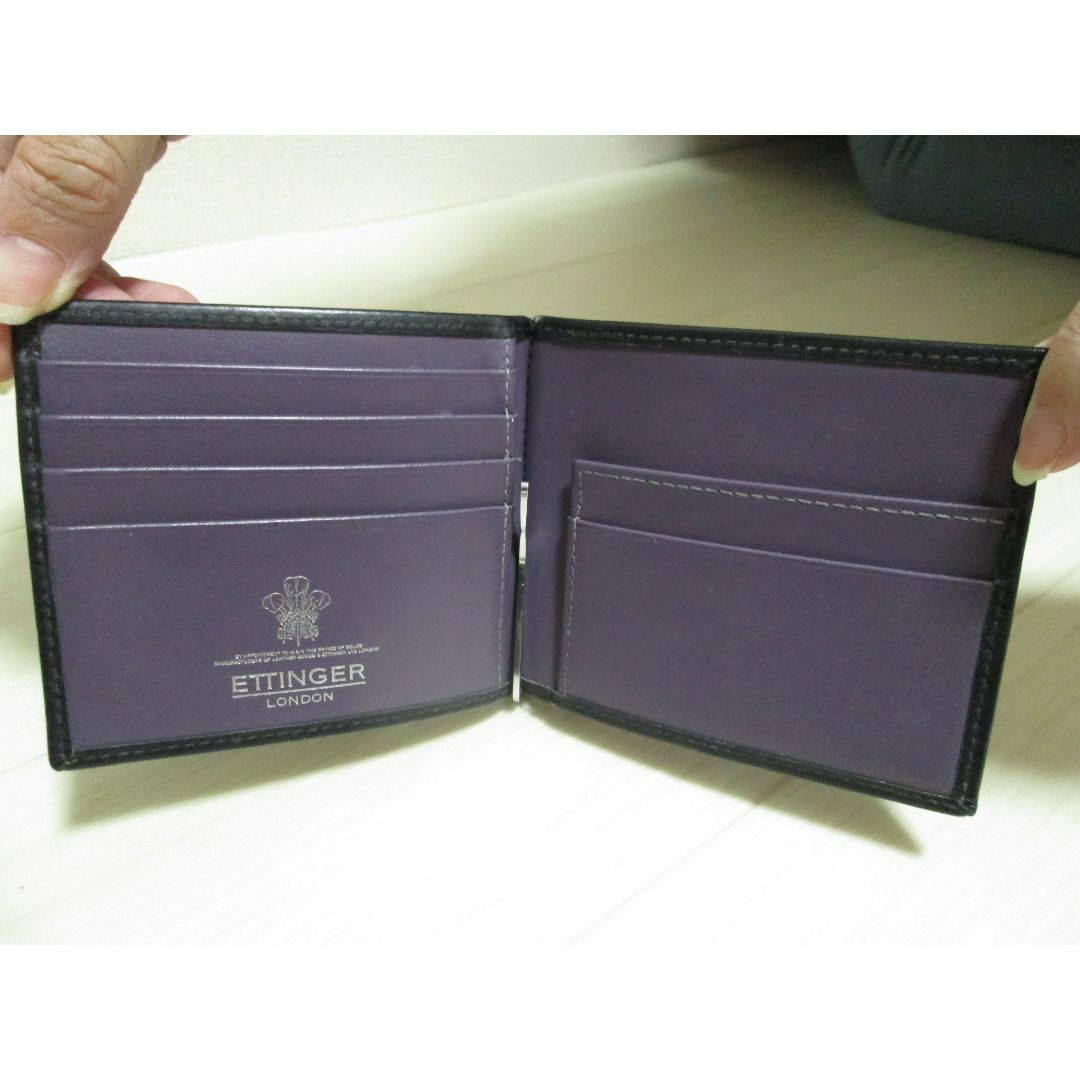エッティンガー ETTINGER 財布 二つ折り財布 札入れ 札ばさみ