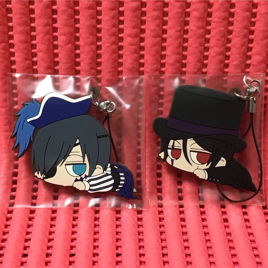 黒執事❽《Book of Circus  だる〜んラバーストラップ 》 エンタメ/ホビーのアニメグッズ(ストラップ)の商品写真