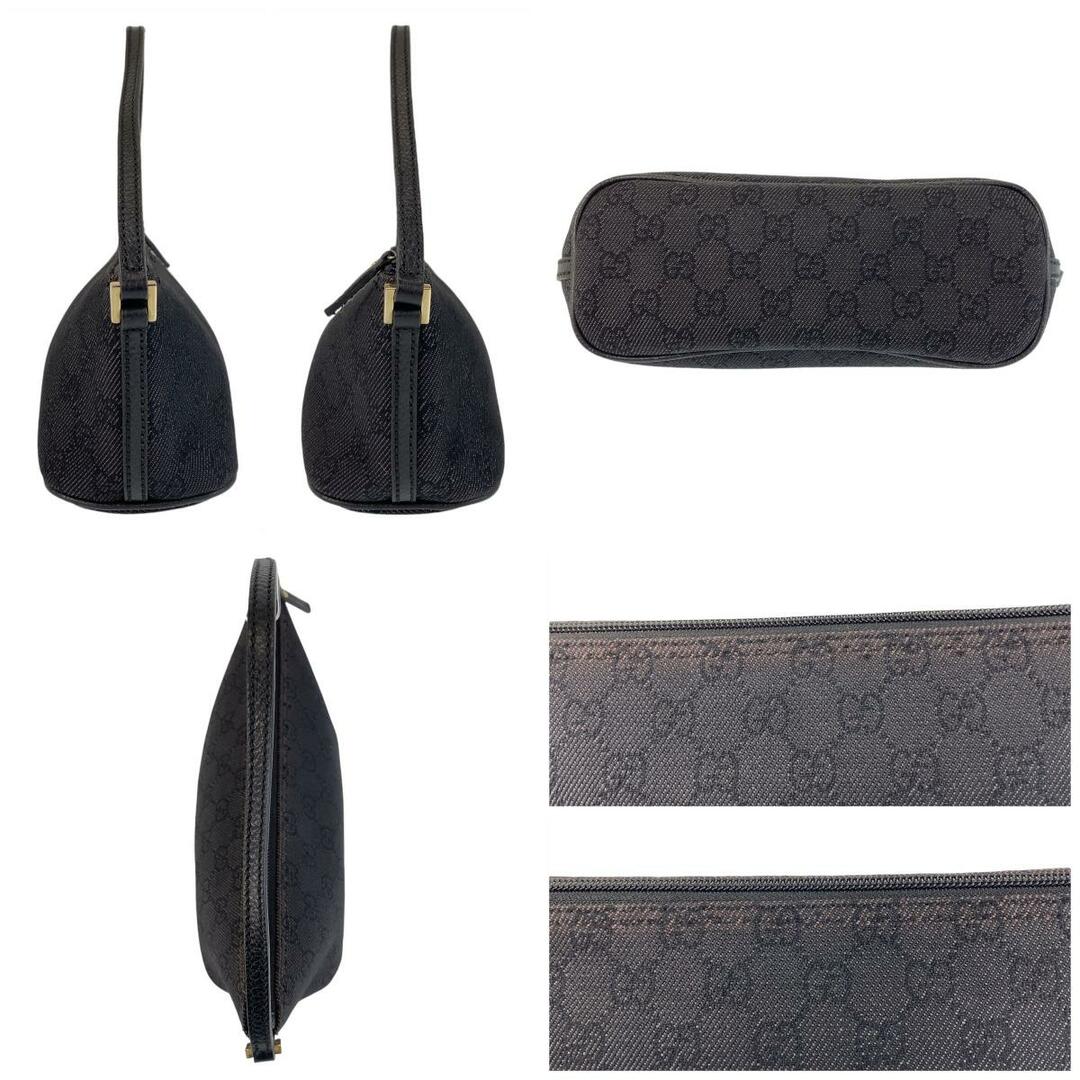 GUCCI グッチ ブラック 黒 GGキャンバス /レザー 257300 GUCCI グッチ ブラック 黒 GGキャンバス /レザー 257300