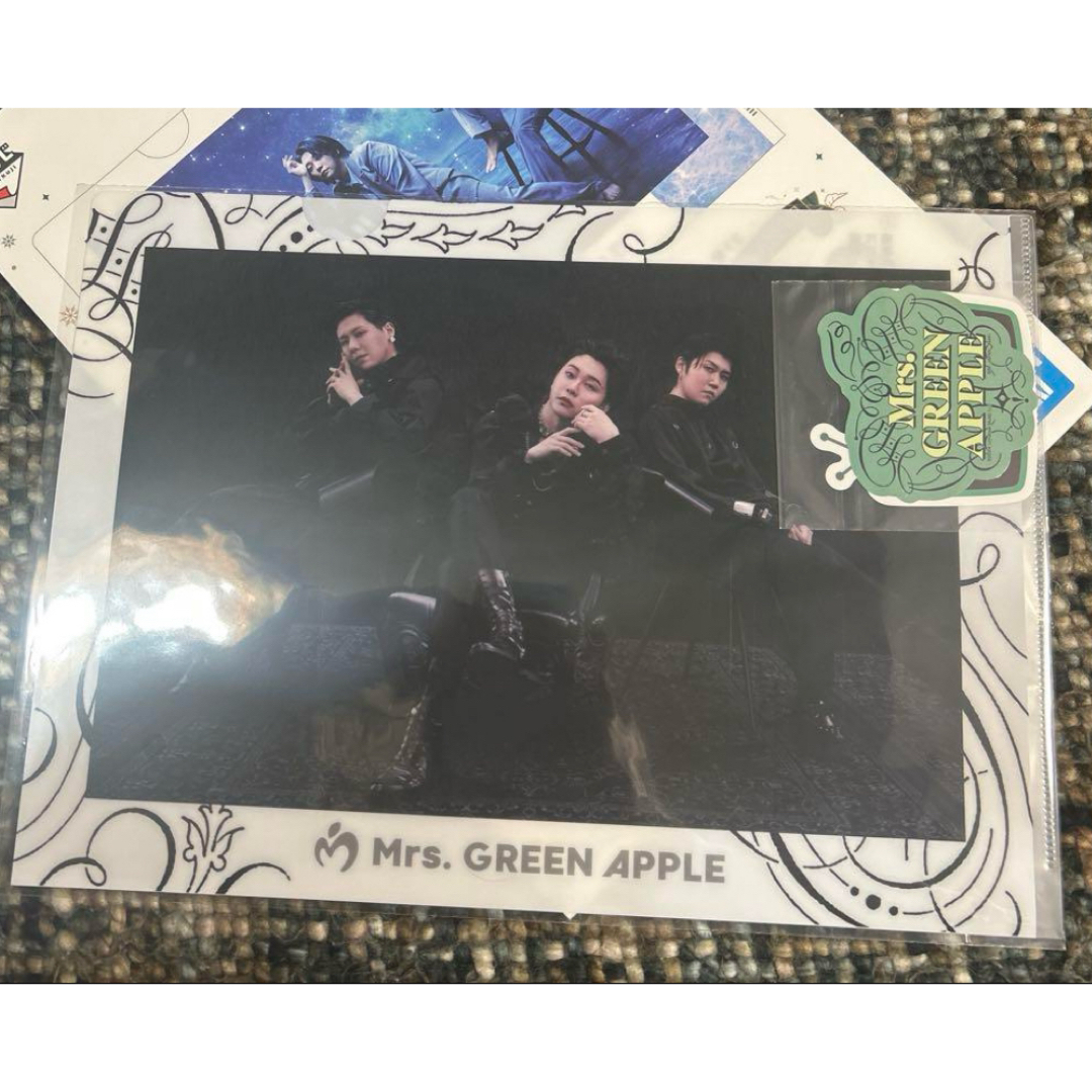 Mrs. GREEN なつかしい APPLE F賞クリアファイル & E賞ラバー Mrs. GREEN なつかしい APPLE F賞クリアファイル & E賞ラバー