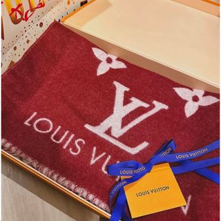 LOUIS VUITTON(マフラー/ショール ・ レッド/赤色系)のフリマ LOUIS VUITTON(マフラー/ショール ・ レッド/赤色系)のフリマ