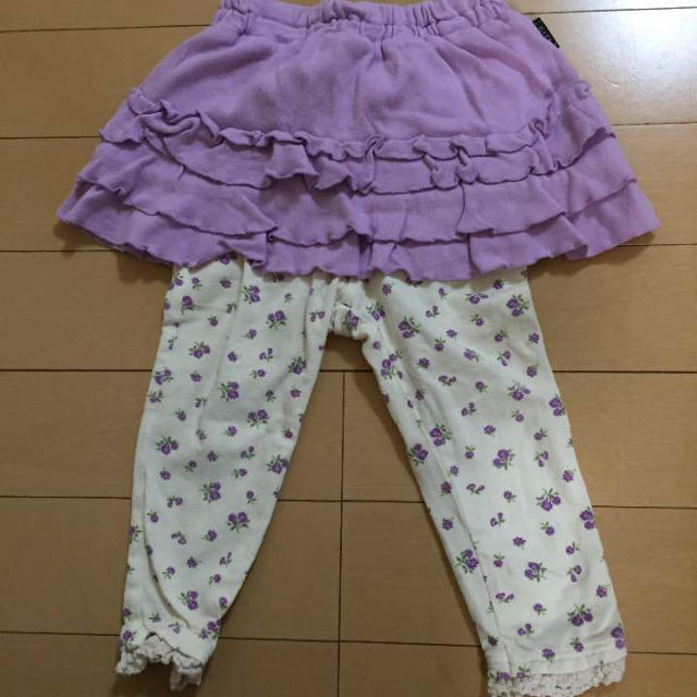 ベルメゾン(ベルメゾン)のベルメゾン 春夏♡花柄スカッツ キッズ/ベビー/マタニティのキッズ服女の子用(90cm~)(パンツ/スパッツ)の商品写真