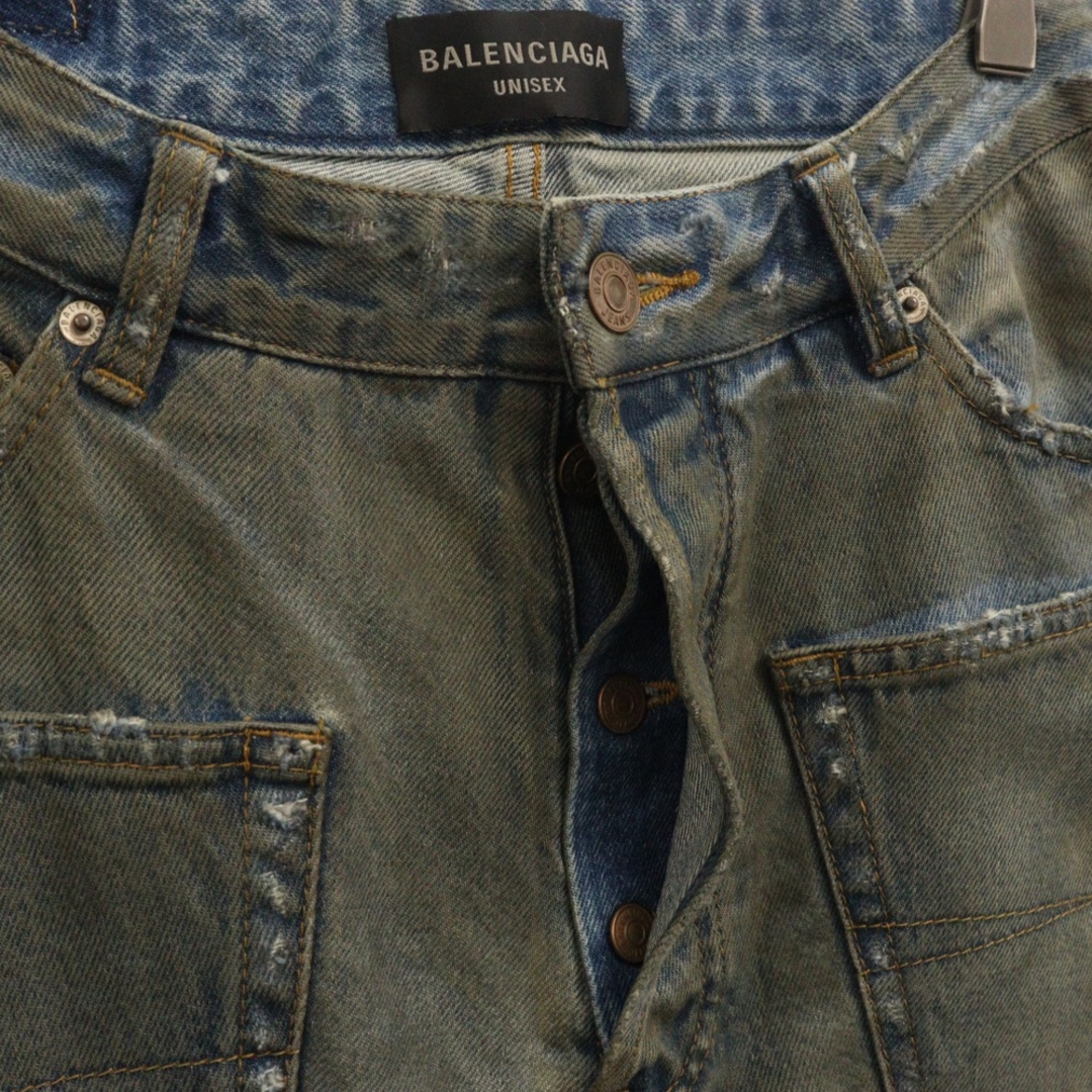 BALENCIAGA バレンシアガ 23AW PATCHED POCKET BAGGY JEANS BALENCIAGA バレンシアガ 23AW PATCHED POCKET BAGGY JEANS