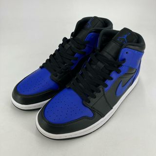 【中古】NIKE AIR JORDAN | ナイキ　エアー　ジョーダン Air Jordan 1 Mid スニーカー 554724-077 ブルー 28.5cm【イオン広店】(スニーカー)