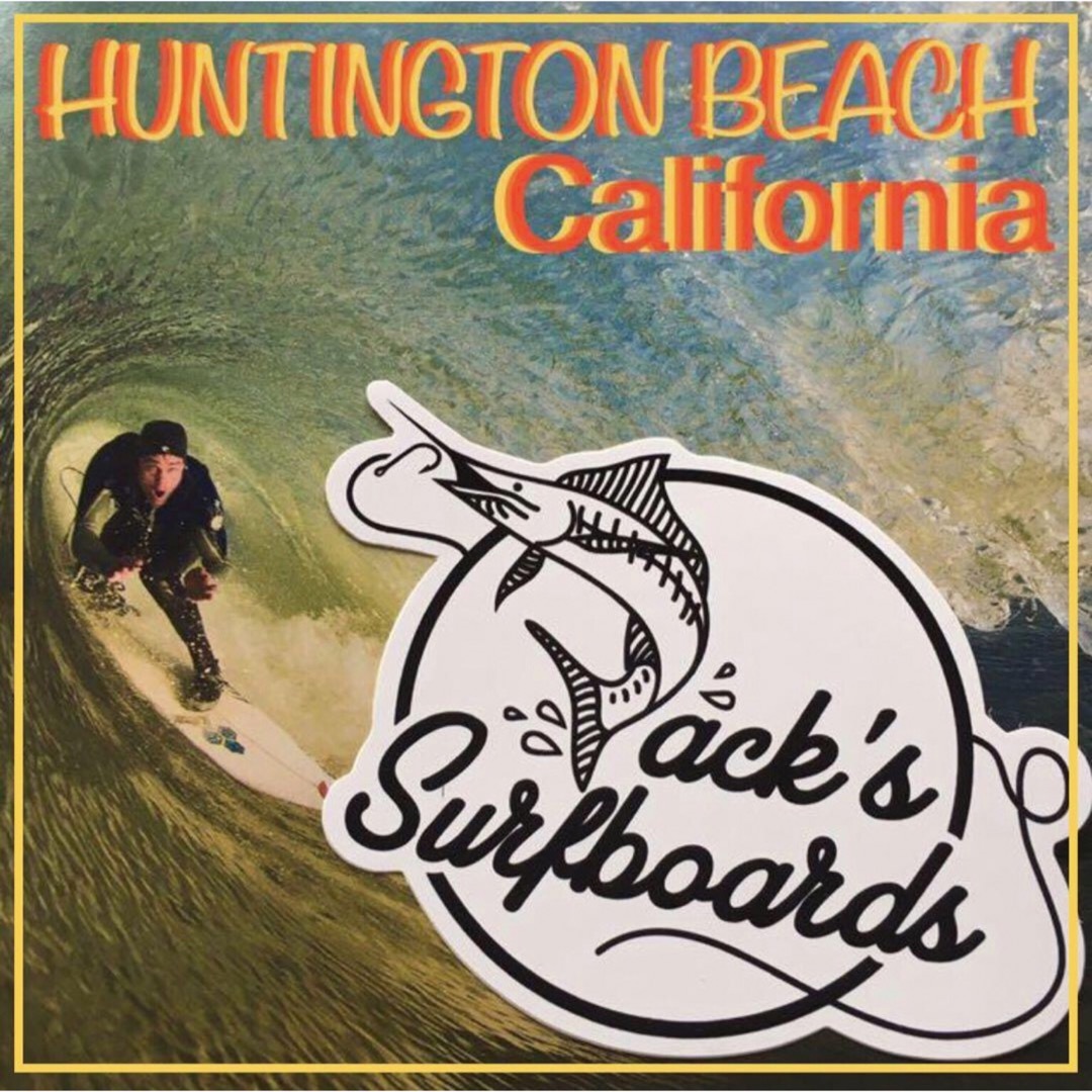Hurley(ハーレー)のJACKSジャックスサーフ@CaliforniaSurfboardロゴステッカー メンズのファッション小物(その他)の商品写真