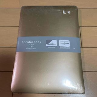 新品★MacBook12 プラスチックカバー　ゴールド