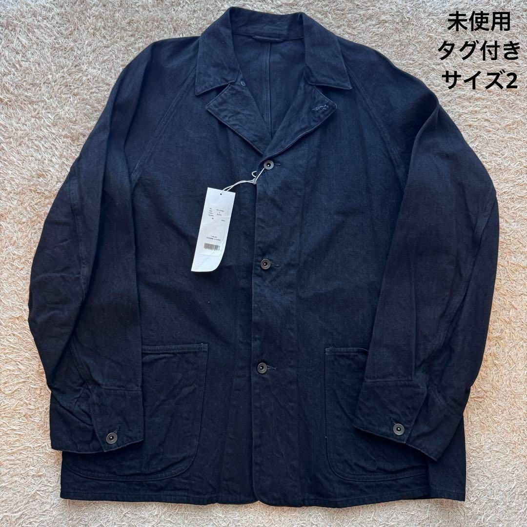 COMOLI - 【未使用】COMOLI デニムワークジャケット サイズ2 ブラック メンズの通販 by Nyaho's shop|コモリならラクマ COMOLI - 【未使用】COMOLI デニムワークジャケット サイズ2 ブラック メンズの通販 by Nyaho's shop|コモリならラクマ