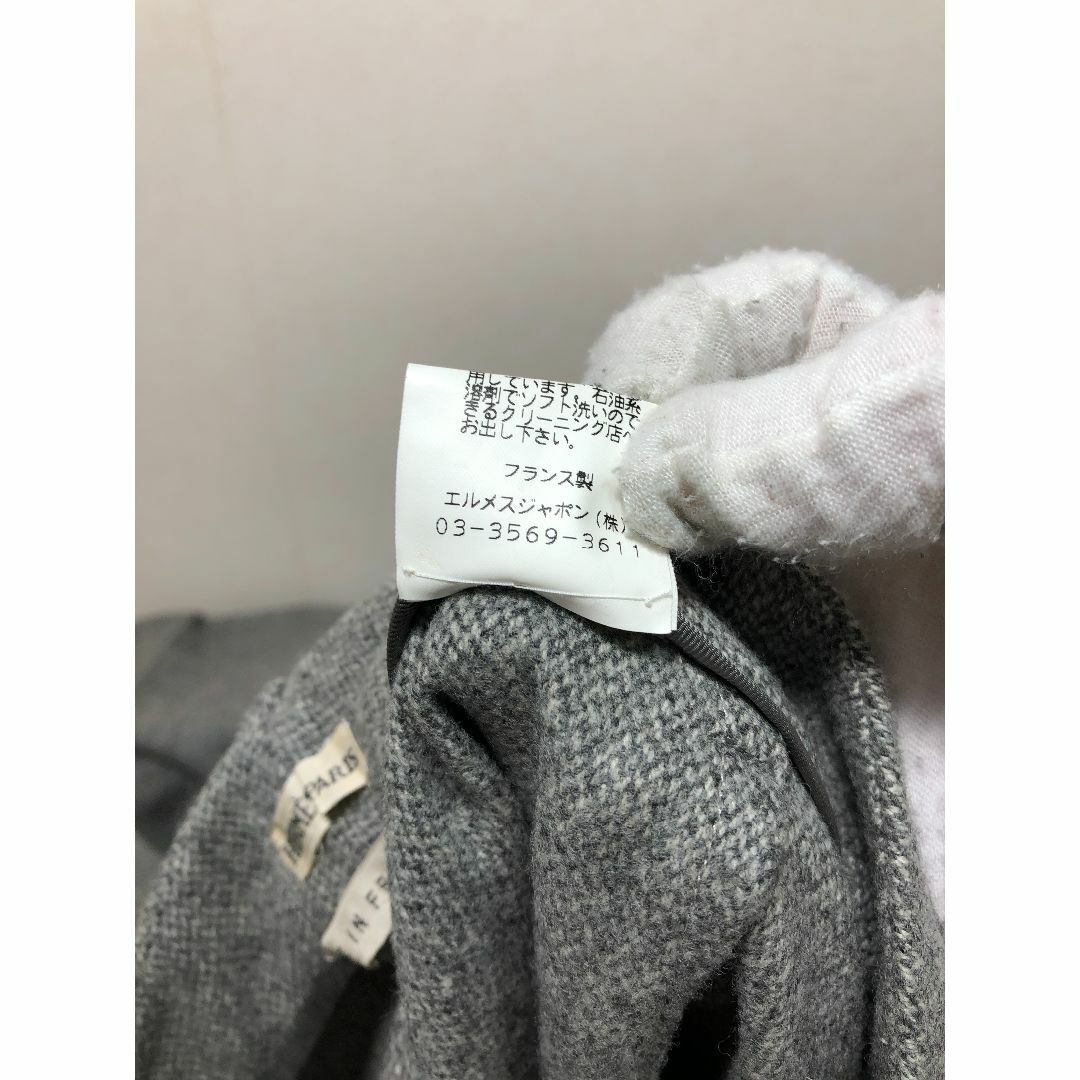 HERMES - 022182 HERMES PARIS ウール カシミヤ スラックス HERMES - 022182 HERMES PARIS ウール カシミヤ スラックス